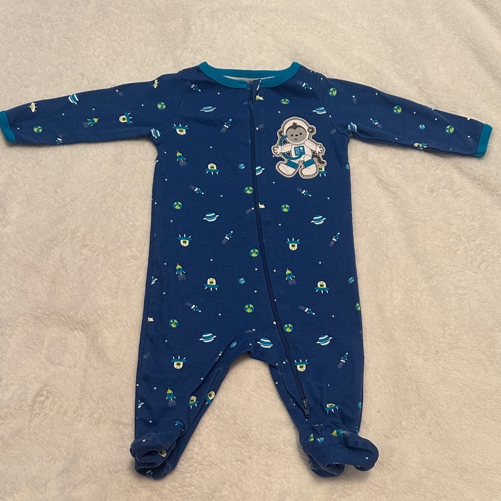 Garanimals Navy One Piece with Bear and Animal Print